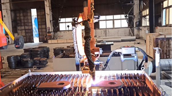 大界RobimCut 坡口切割站助力煤机高端装备制造-中厚板焊接-坡口切割
